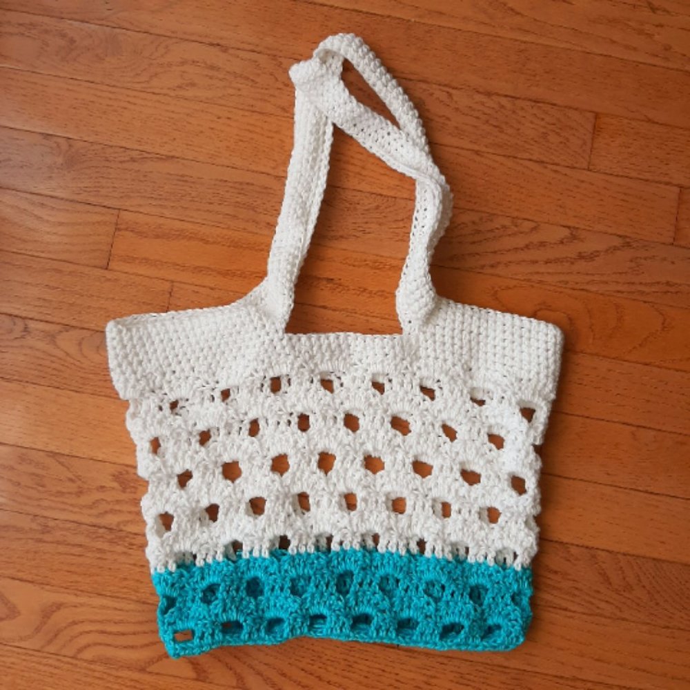 Tote Market Bag Ecofriendly Reusable Grocery Farmers Market French - Picture 2 of 3